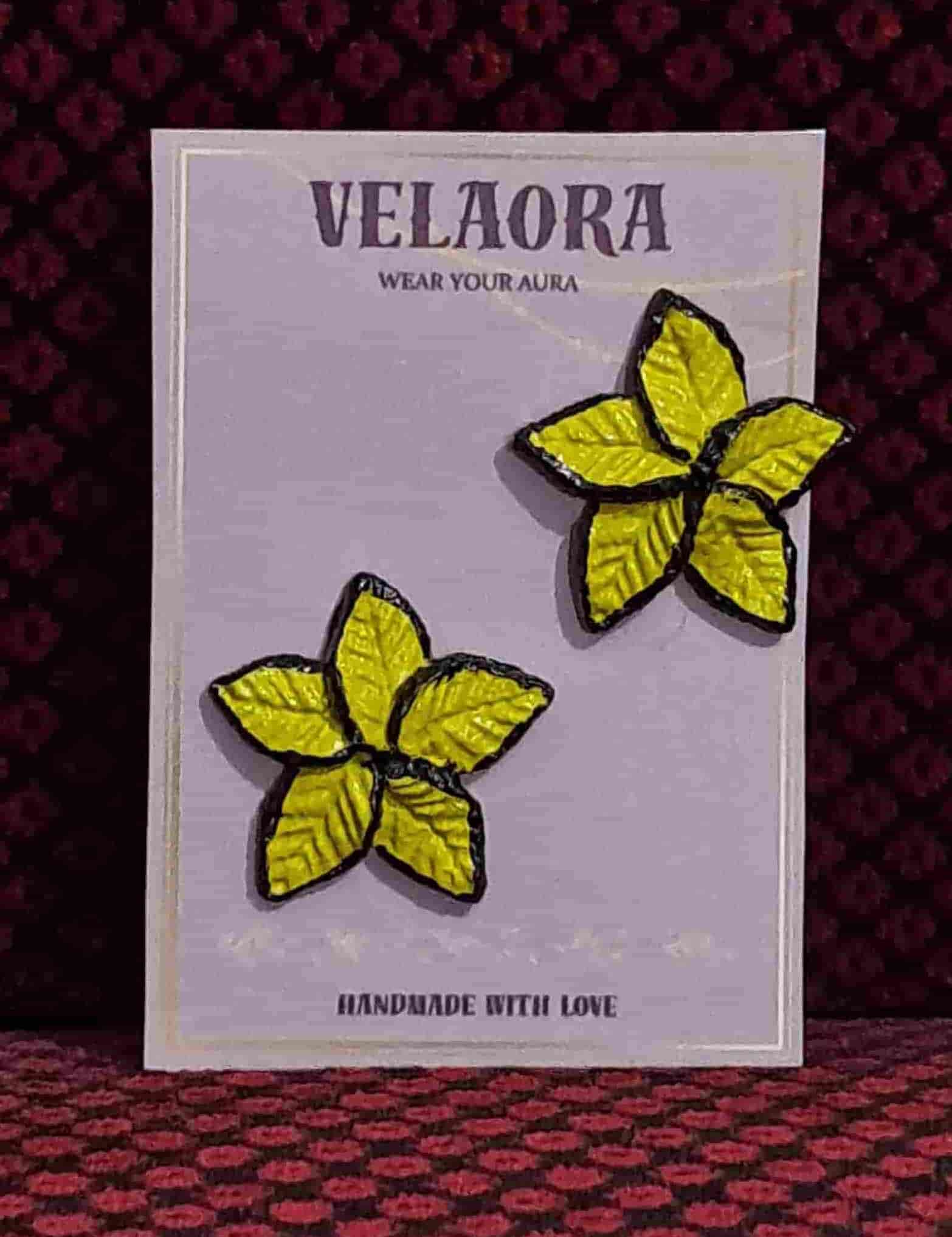 lemon leaves by Velaora Jewels